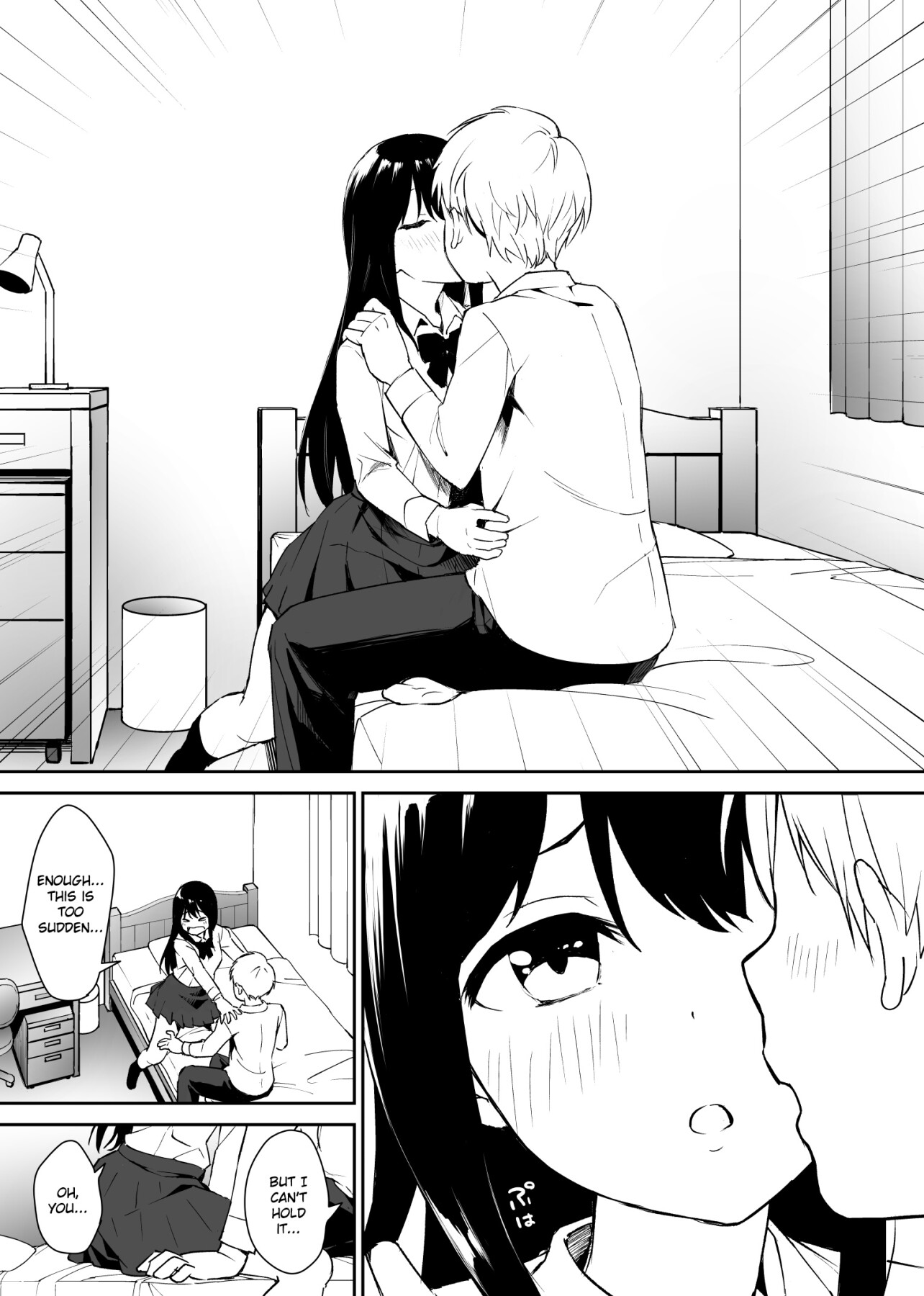 Hentai Manga Comic-A Disgusting Unemployed Old Man (Me) Was Pleased When He Irresponsibly Creampied a Beautiful JK Girl's Virgin Pussy-Read-12